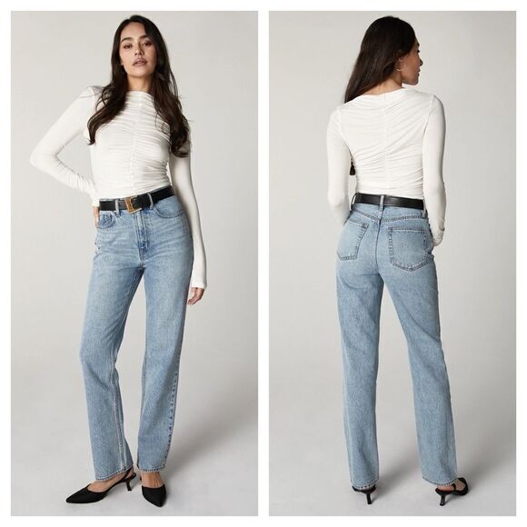 Unpublished Rae High Rise Straight Leg Jeans - Picture 1 of 12